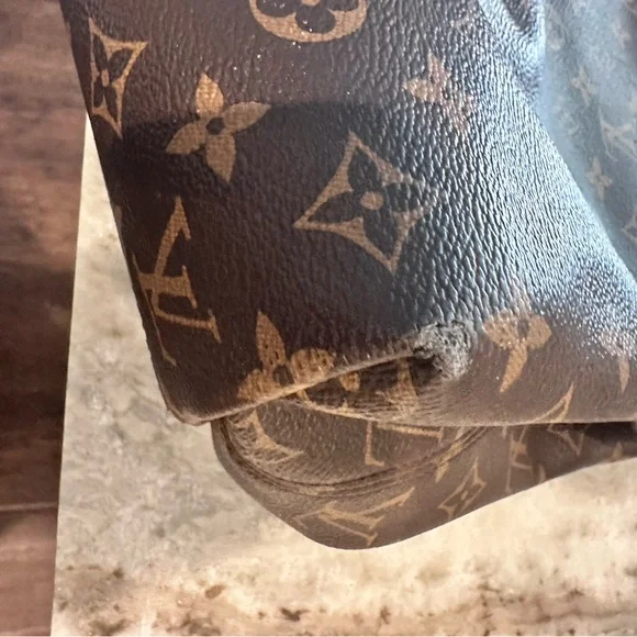 Louis Vuitton Dark Brown Monogram Shoulder Bag - Picture 6 of 12